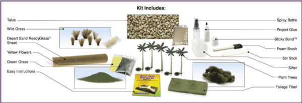 Desert Oasis Diorama Kit