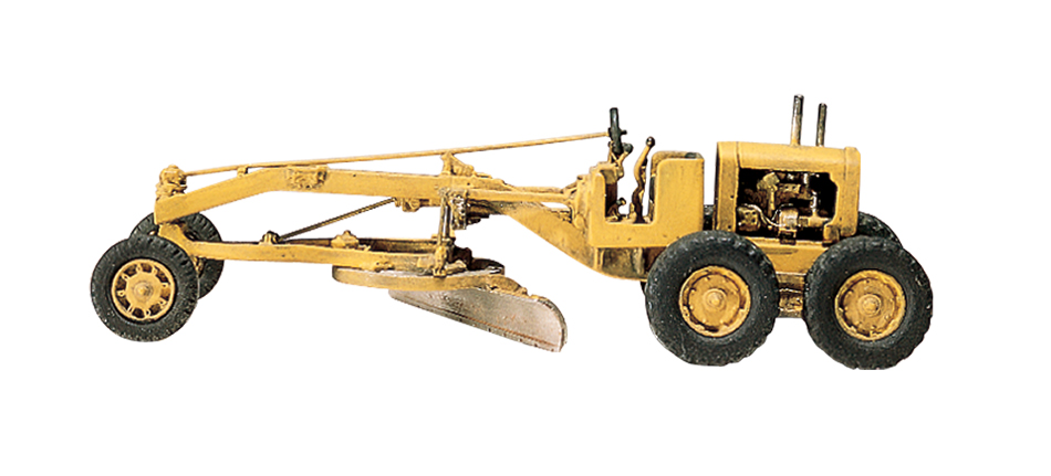 Motor Grader HO Scale Kit - Old county roads are the perfect place to set this vehicle on your layout
