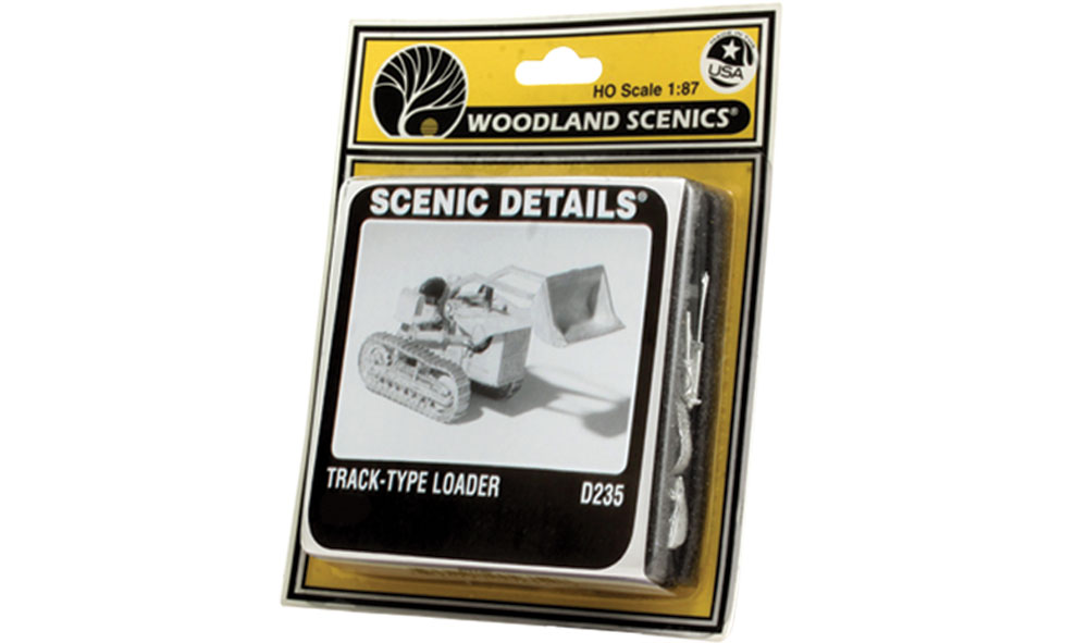 Track-Type Loader HO Scale Kit - Hauling big loads of dirt and debris is what this vehicle does best