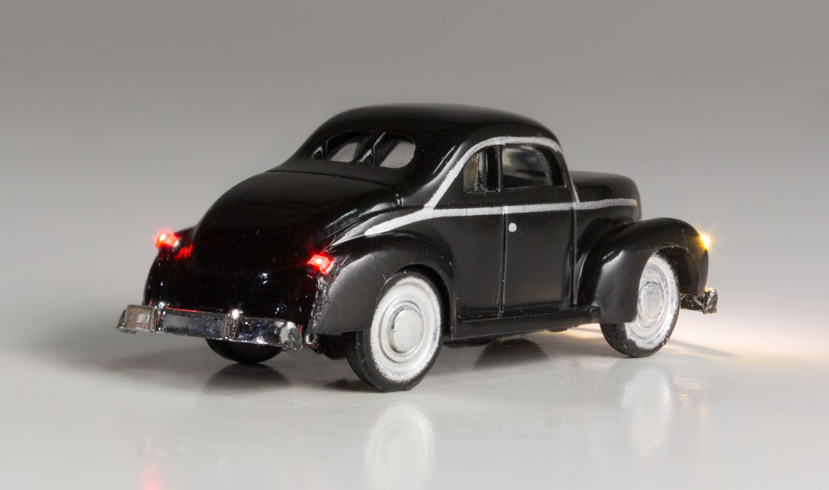 Midnight Ride - N Scale - Revved up and ready to go, this timeless coupe is ready for a night time cruise under the stars
