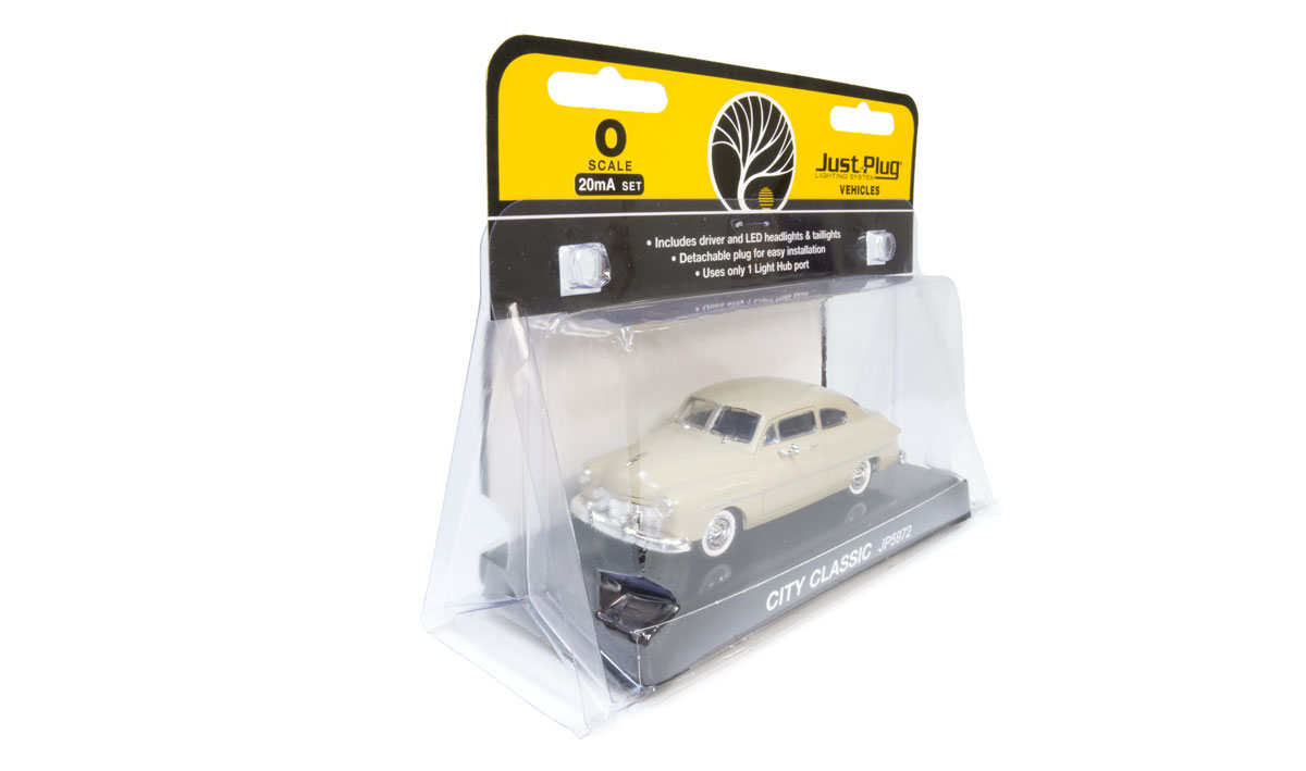 City Classic - O Scale - Simple, yet elegant, this classic car likes to strut its stuff down main street for all to see