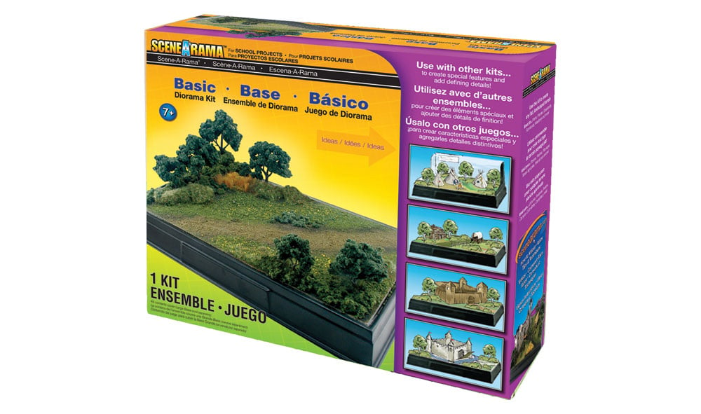 Basic Diorama Kit - Create a flat, landscaped surface for your project