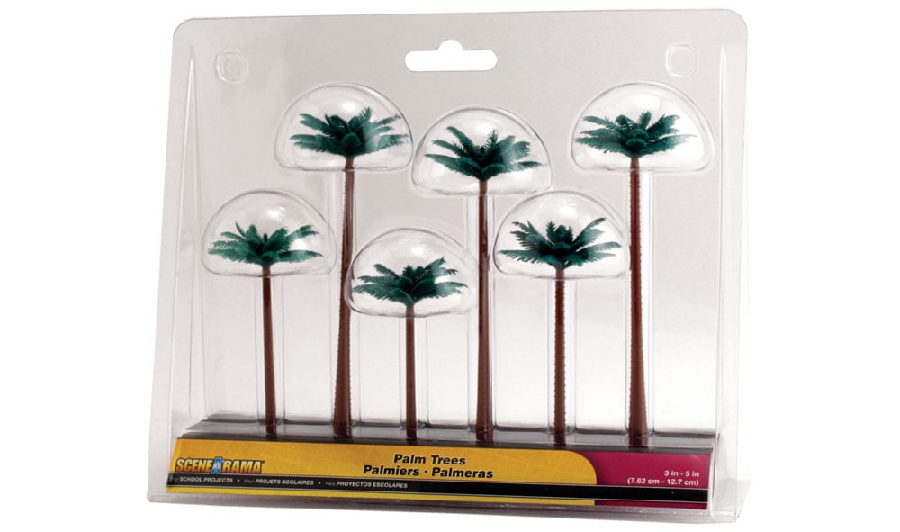 Palm Trees - Add realistic trees to your diorama or display and watch it come to life! Modify trees by bending the trunks! Install trees with Project Glue&trade; or Sticky Bond&reg;