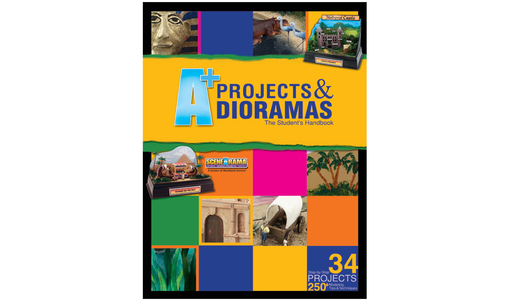 A+ Projects and Dioramas: A Student's Handbook - A+ Projects and Dioramas is a complete, 202-page, spiral-bound resource for modeling all kinds of projects and dioramas, whether for a school assignment or just for fun