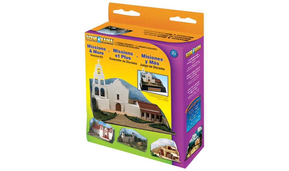 Missions & More Diorama Kit - This versatile kit includes the materials a modeler needs to build the commonly assigned mission project