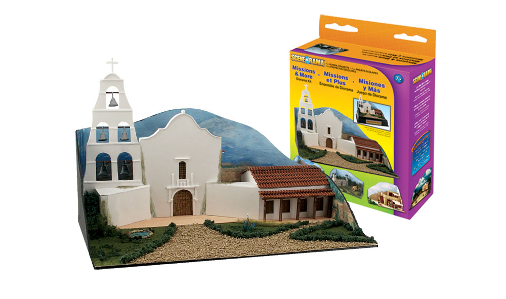 Missions & More Diorama Kit - This versatile kit includes the materials a modeler needs to build the commonly assigned mission project