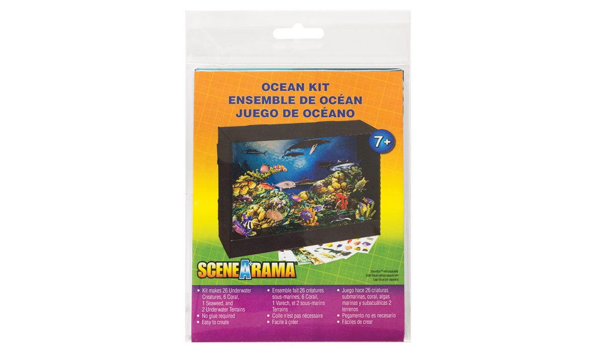Ocean Kit - Pre-cut graphics and materials to make underwater creatures, coral, seaweed, and terrains