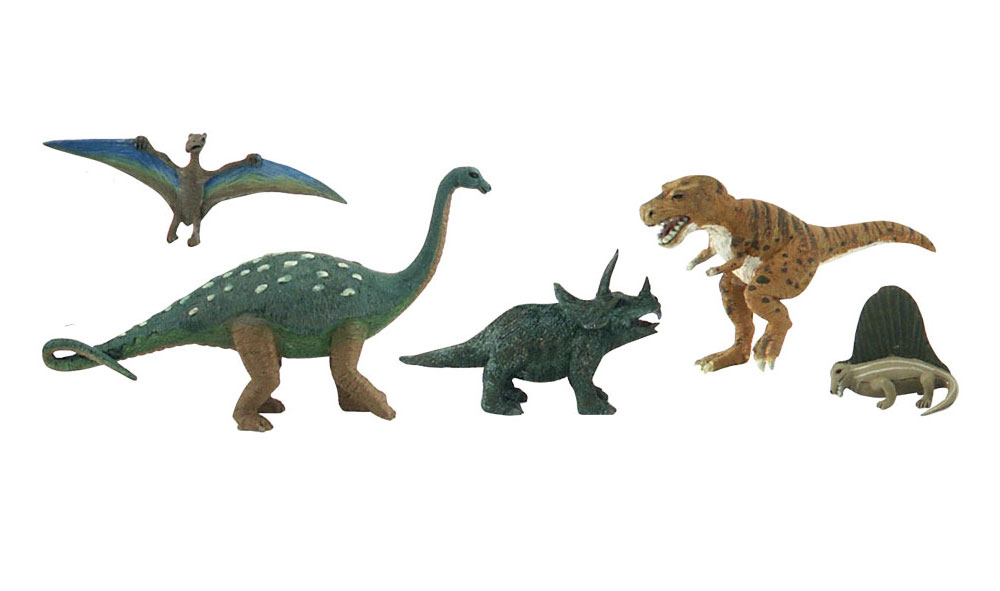 Prehistoric Life Scene Setters<sup>®</sup> - The Mesozoic Era was a period of approximately 187 million years divided up into three distinct periods-Triassic, Jurassic and Cretaceous