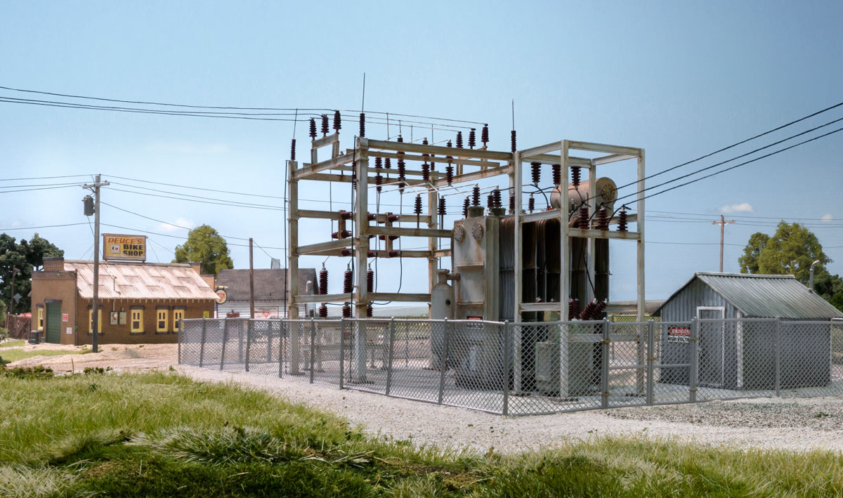 Substation - N Scale - Complete the Utility System with the Substation to accurately model power distribution